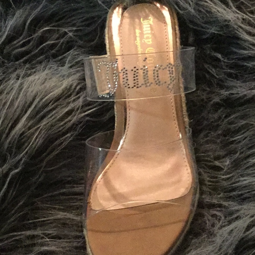 Juicy couture nude wedges
